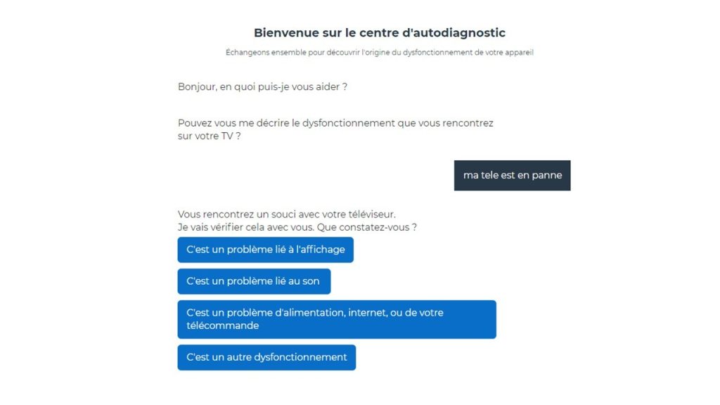 dydu diagnostic pannes SAV e-commerce selfcare