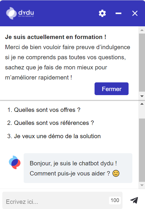 chatbot communication fidélisation